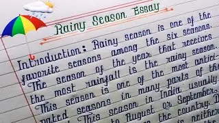 Essay on Rainy Season in English | Paragraph on Rainy Season | Tanumbar Education