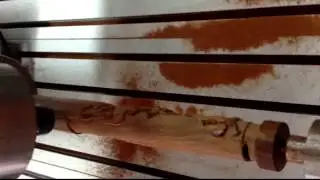 LY CNC router work for dragon column