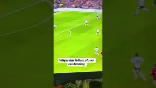 Fulham player is celebrating sesko goal
