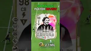 98 futties icon MALDINI player review ea fc 25 #shorts #short #eafc25 #fc25
