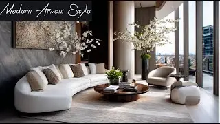 Modern Apartment Design 2025: Armani-Inspired Luxury with Minimal Elegance