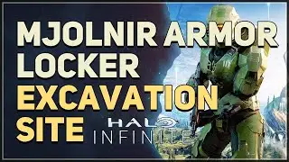 Excavation Site Mjolnir Armor Locker Halo Infinite