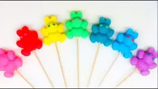 Play Doh Rabbit With Animal Molds как сделать кроликов из Плей До