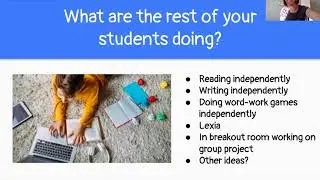 Small Group Instruction in a Remote Setting