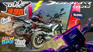 DUKE 390 - Gen3 ft. DOMINAR 400 | New Bike / Test Ride | Pocket Rocket