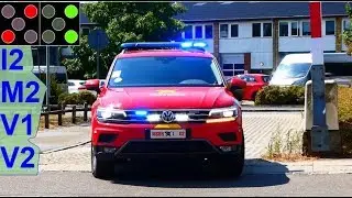 4 X midt & sydsjællands brand & redning næstved brandbil i udrykning feuerwehr einsatzfahrt