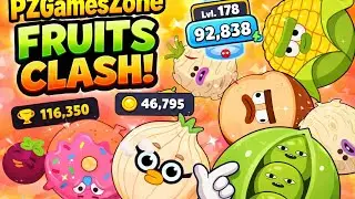 “Perfect Background Gaming – 1 Hour Fruits Clash 🍉🎧” #fruitsclash #pzgames #gamingbypz #trending 
