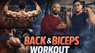 8/30 Days Back and Biceps Beginner Gym Workout Plan