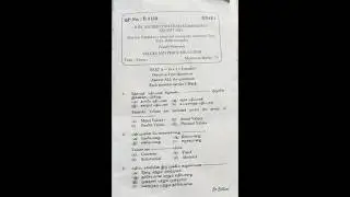Values and peace education question paper B.Ed 4th semester old elective question paper August 2023