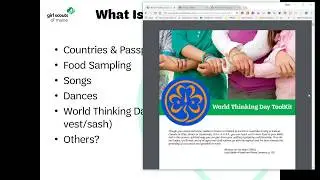 Content ideas you can include if you hold a World Thinking Day event