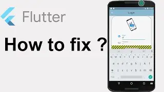 How to fix bottom overflowed when keyboard opens in Flutter