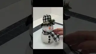 Dollar Tree Light Up Snowman