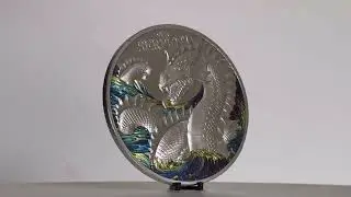 5 dollars silver proof 2oz Mythical Creatures : Sea Serpent 2024 Niue