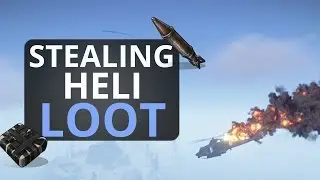 STEALING ALL THE HELI LOOT!!! Rust Dual Survival S1 Ep5