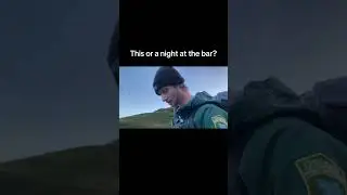 A night at the bar or hiking in Alaska? #mountains #alaska #hiking