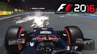 F1 2016 Gameplay: SPARKS!!! BAHRAIN DAY v NIGHT