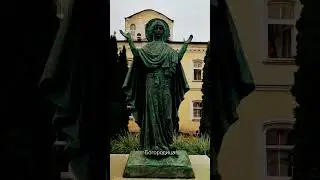 Скульптура Пресвятая Богородица, Спаси нас, Никольский монастырь,  Переславль-Залесский