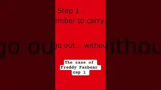 the case of Freddy Fazbear/VHS cap 1