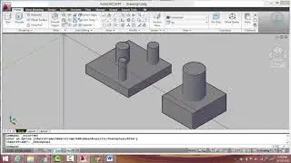 Subtract  Command In 3D Auto Cad