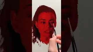 Low contrast vs high contrast in painting #art #artchallenge