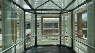 Scenic Montgomery Hydraulic Center Court Elevator @ The North Point Mall in Alpharetta, GA