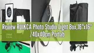 Review RUIKCA Photo Studio Light Box,16