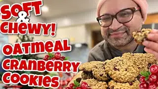 HOW TO MAKE THE BEST Soft & Chewy Oatmeal Cranberry Cookies MUST TRY!