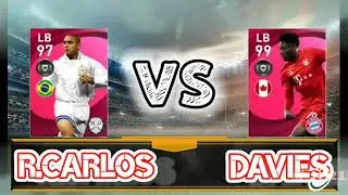 R.CARLOS VS A.DAVIES ( ICONIC MOMENT CARD ) FUN BATTLE &bull;&bull; PES MOBILE 21 &bull;&bull;