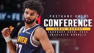 Jamal Murray Full Postgame Press Conference vs. Hornets 🎙 | 2/20/25