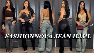 Примерка джинсов FASHION NOVA