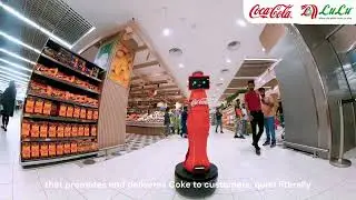 Artiligent CokeBot | Custom Crafted Robot | Coca-Cola | Lulu Hypermarket