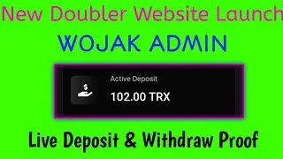 tronget.live new doubler website launch | WOJAK ADMIN | Trx Doubler Sites