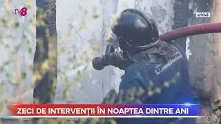 59 de intervenții ale pompierilor și salvatorilor în noaptea de Revelion