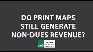 Do chamber of commerce printed maps still generate non-dues revenue?