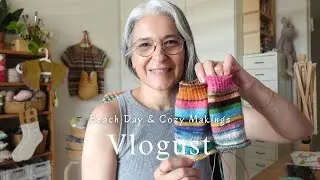 Vlogust Ep.21 - Ending August by the Sea: A Weekend of Makings, Scrappy Socks & Slow Cooking