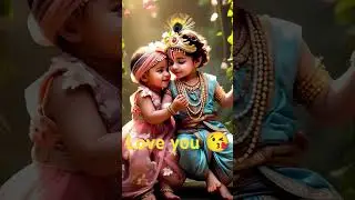 Radha Krishna ❤️ True Love Forever | Divine Love Status | Short Viral Video #Shorts #KrishnaStatus