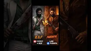 KGF vs Pushpa 💥Comment vs Like Battle Who Is the Real King? #ultimatestar #superstarforever #movie