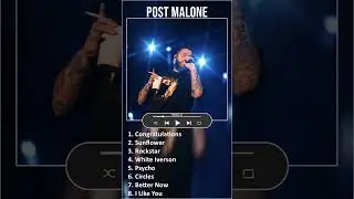 Post Malone MIX Best Songs #shorts ~ 2010s Music So Far ~ Top Pop, Rap, Contemporary Rap, Altern