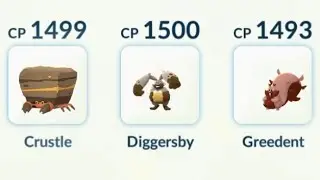 Brown Team: Crustle Diggersby Greedent | Pok&eacute;mon GO Great League GBL PvP