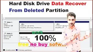 Recover deleted partition with data(recover deleted partition from hard disk without losing data)