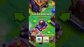 LAVA LAUNCHER ❤️ #clashofclans #coc