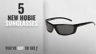 Top 10 Hobie Sunglasses [ Winter 2018 ]: Hobie Cabo Polarized Sport Sunglasses,Shiny Black