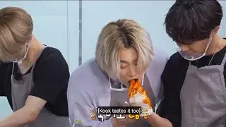 Run BTS! 2021- EP.142(Eng-sub) - Cooking kimchi😍