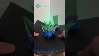 Let's Make A Oddish ||By Poly Maker 3D Art ll#Pokemon 3D Art #pokemon#shorts