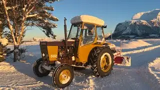 Driving around in my Valmet 502, 1977 modell in wintertime. Norway
