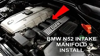 PUTTING BACK TOGETHER THE BMW N52 INTAKE MANIFOLD !!