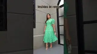 VESTIDOS DE RENDA #renda #modafeminina #evangelica #moda #vestidos #mulher #mulherdef&eacute; #shots