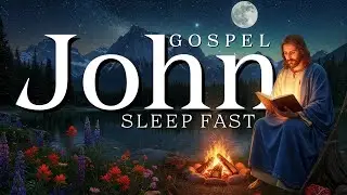 🔥✨ Gospel of John WHISPERED by Firelight 🌿✝️ (ASMR Bible Reading w/ Nature Sounds)