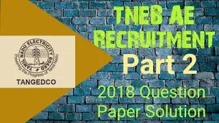 TNEB AE ECE 2018 answer key/tneb ae 2020/tneb ae ece preparation/tneb ae eee/trb/tneb ae solutions