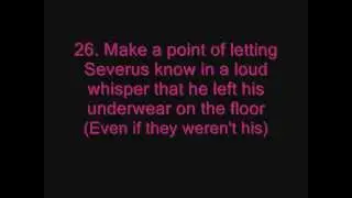 40 ways to tick off Death Eaters